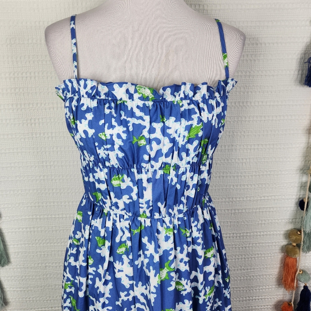 Coco Shop Shirred Maxi Dress - Picture 6 of 10